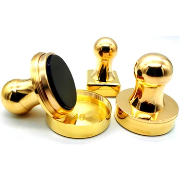 

Featured brass rubber self inking stamp custom design round square and oval