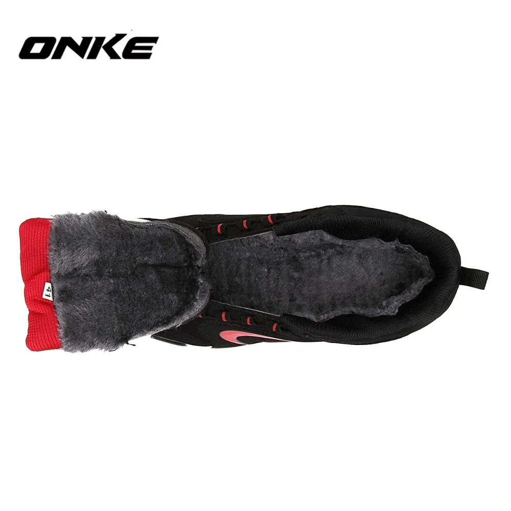 ONKE, зимние кроссовки, ботинки для мужчин, походная обувь, уличная женская спортивная зимняя обувь, водонепроницаемые кроссовки для мужчин, теплый мех, Zapatillas