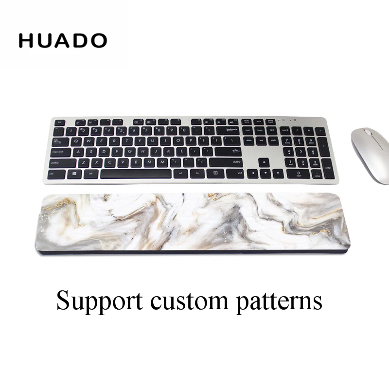 

Custom Keyboard wrist pad Mouse Pad Ergonomic Natural Rubber Single Hand Wrist Rest Mat Keyboard Mousepad Kit For Laptop Desktop