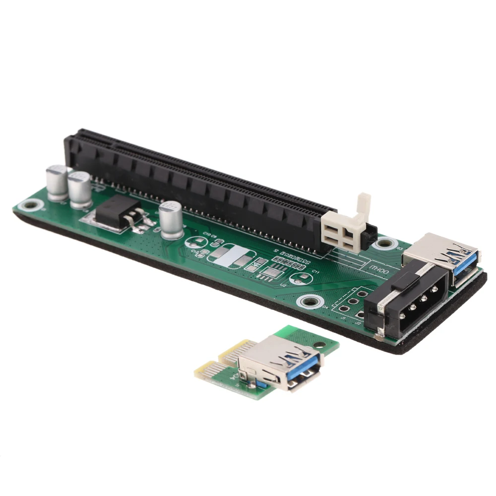 USB 3,0 PCI-e express 1x до 16x удлинитель для головок переходная карта с питания SATA USB кабель для работы с графикой для майнера биткоинов