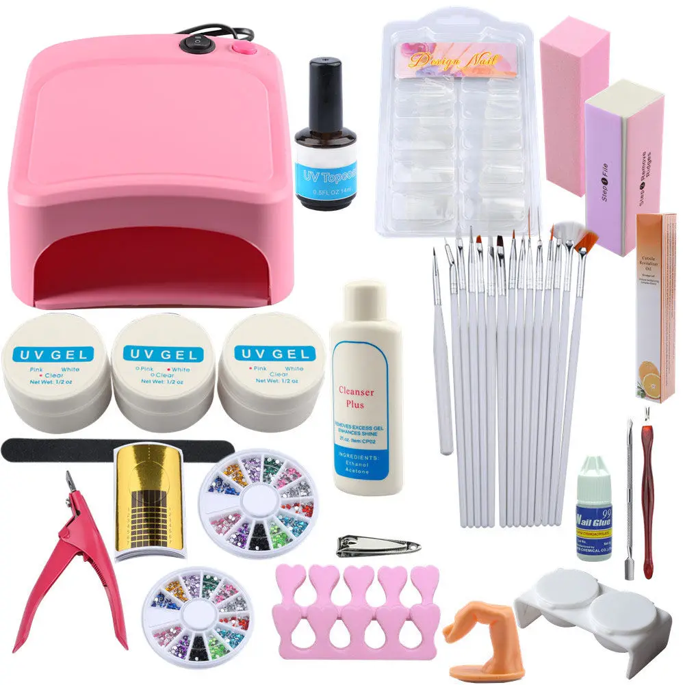 

Manicure Set UV Gel Nail Polish Set 36w UV Dryer Lamp For Nail Kit Nail Extension Kit UV Gel Manicure Glitter Nail UV Gel Kit