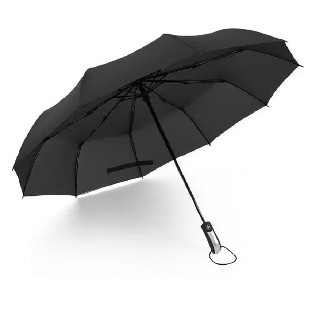Полностью зонты женские автоматический складной Для женщин зонтик дождь Женский Мужской зонтик детей Авто люкс Большой ветрозащитный Путешествия автомобиля зонтики зонт женский зонт мужской зонтик дождь женщины - Цвет: black