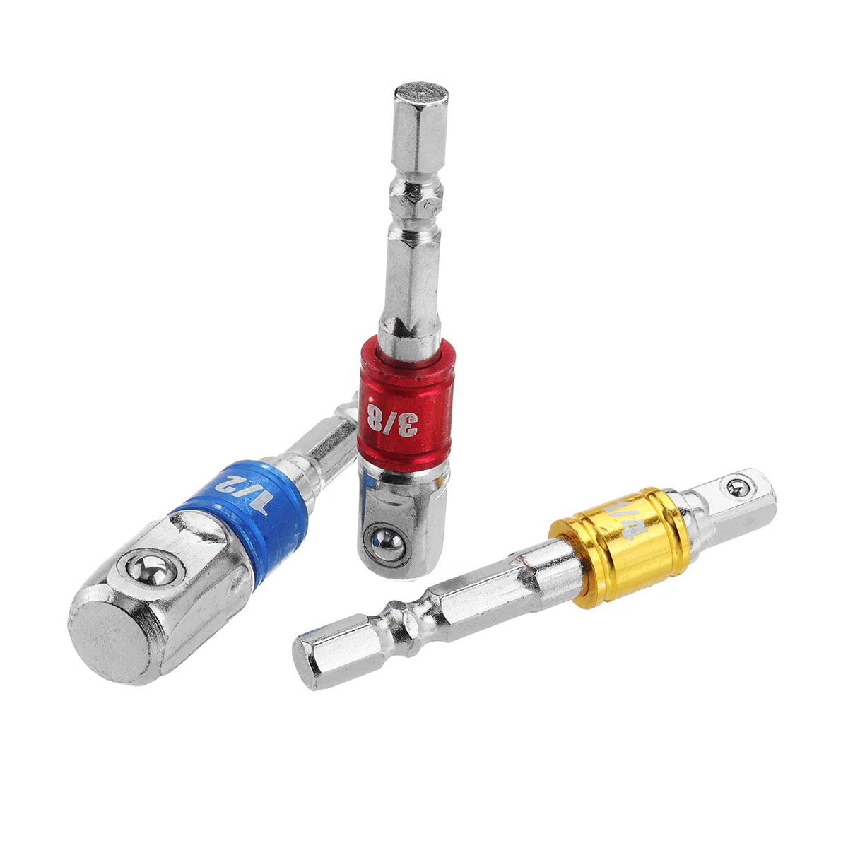 Drillpro 3 шт. дополнение к отвертке переходник для руля 1/4 дюймов шестигранный хвостовик мощность насадка шуруповерта гнездо бит