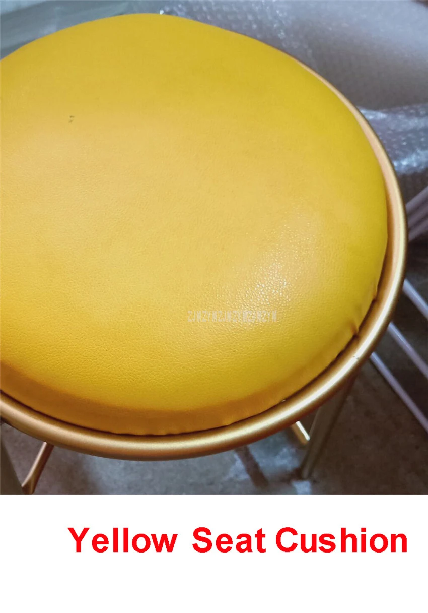 Американский кантри современный дизайн золотой цвет Железный Металл Обеденный стул Бабочка спинка Досуг стул для одевания мягкая подушка сиденья
