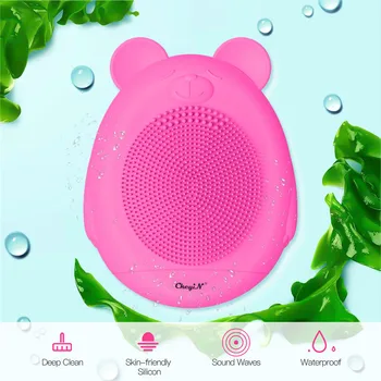 

Waterproof Silicone Face Cleanser Blackhead Removal Wash Brush Washing Machine Facial Exfoliating Deep Cleaning Skin Brushes