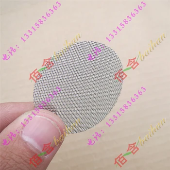 

R=20mm diameter filter discs/ SUS 316 120 mesh plain weave filter discs/ customized filter value/MOQ 1000 pcs