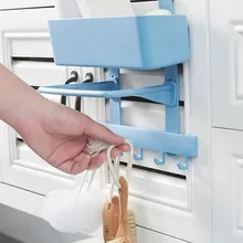 Практичная Пластиковая Полка для хранения в ванной комнате, для кухни, угловая стойка для хранения, органайзер, полка для душа, полка для хранения в ванной, Полка на присоске#30