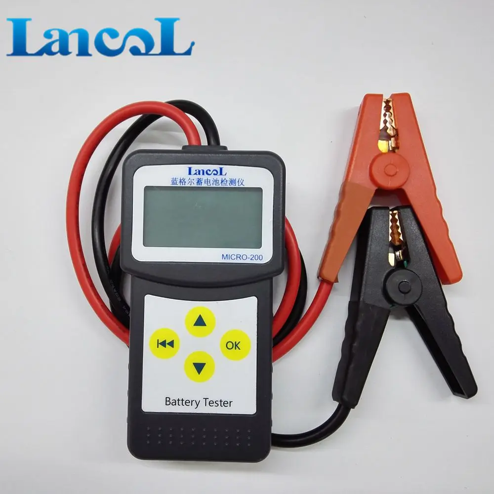 Lancol Automotriz Профессиональный диагностический MICRO 200 цифровой тестер батареи 12 В CCA