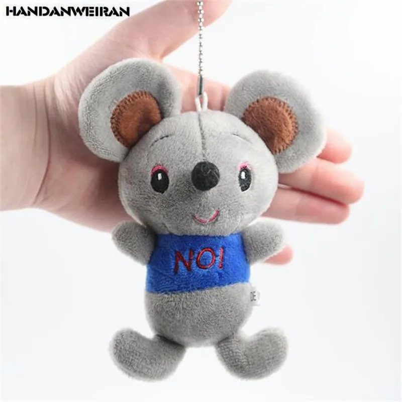 

1PCS Mini Mouse Plush Toys Small Pendant Crystal Super Soft Cute Two-Color Mouse Toy Activity Gifts Hot Sale 10CM HANDANWEIRAN