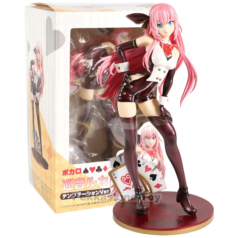 

Hatsune Miku Anime Action Figure Vocaloid Temptation Bunny Girl Poker Ver Model PVC Decoration 1/7 Scale Toy