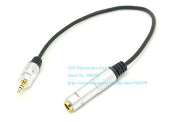 

Audio Aux 6.35mm 1/4" Female to 3.5mm 1/8" Male Stereo Headphone Plug Adapter Converter Cable 30CM/Free shipping/150PCS