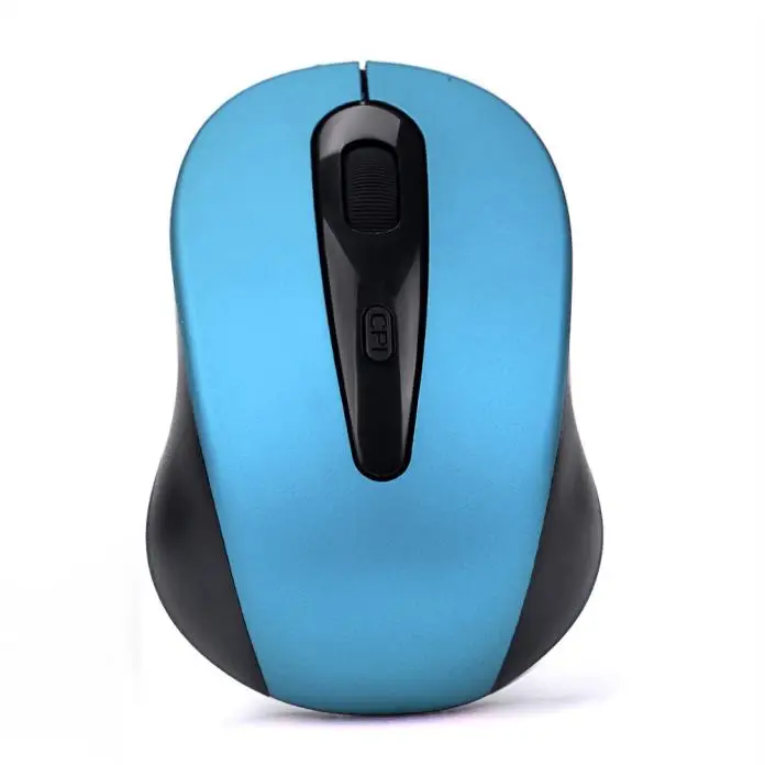 Беспроводная usb-мышь 2000 dpi регулируемая USB 2,0 приемник оптическая компьютерная мышь 2,4 ГГц эргономичная мышь для ноутбука ПК мышь черный - Цвет: Blue