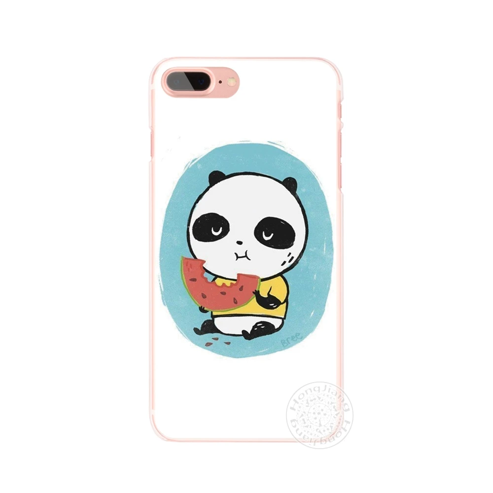 Чехол для мобильного телефона HAMEINUO panda с милым черепом iphone 6 4 4s 5 5s SE 5c 6s 7 8 X plus|case for