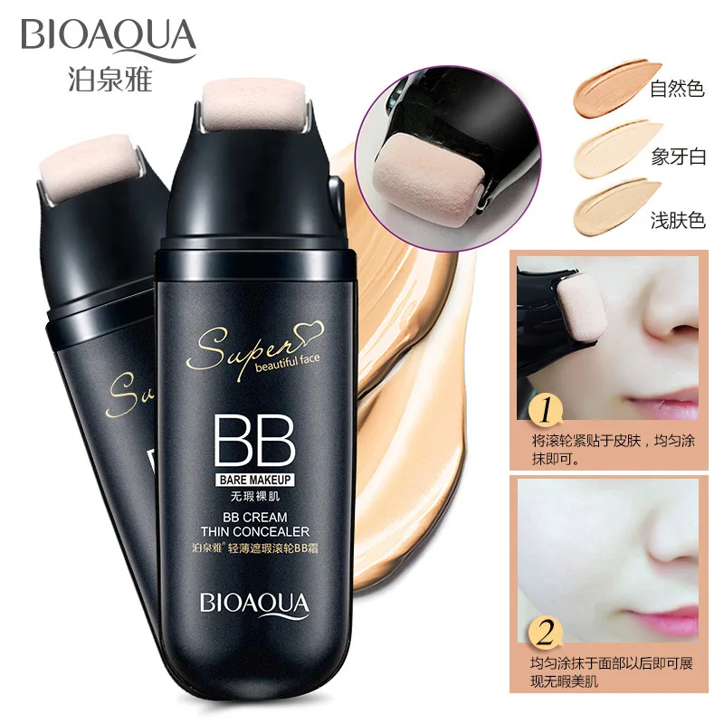 BIOAQUA BB Cream ролик воздушной подушке CC корректор крем отбеливающий солнцезащитный идеальный чехол безупречное увлажнение корейской косметики