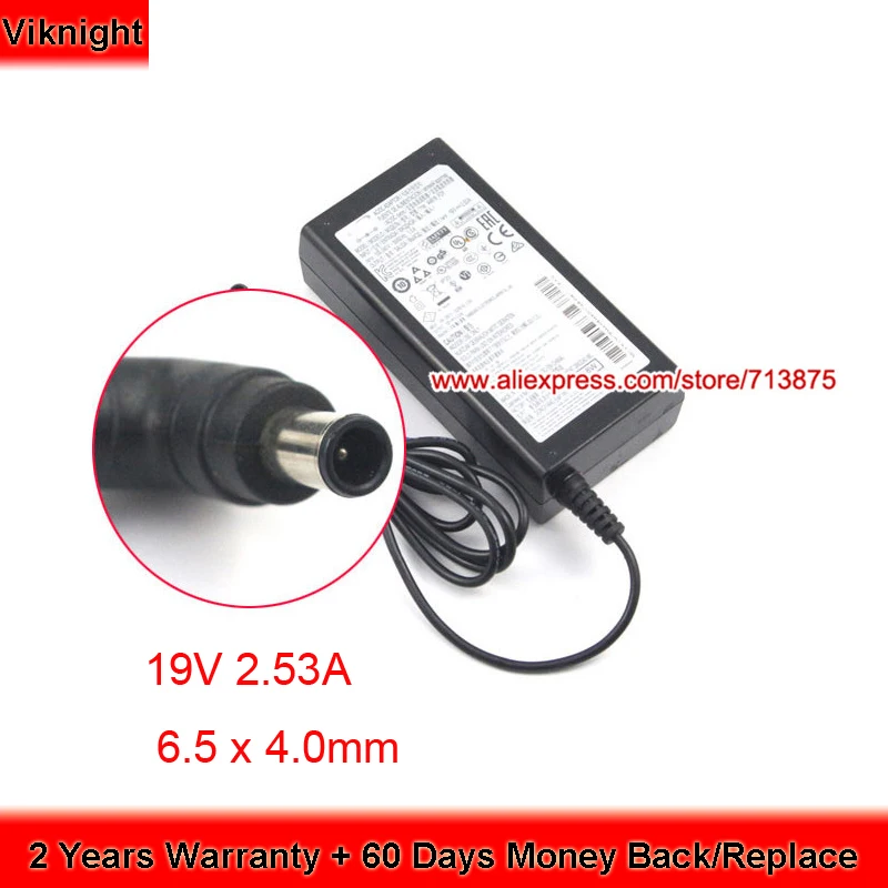 

Fast Shipping 19V 2.53A A4819_FDY A4819FDY Soundbar Power Supply For Samsung TV Monitor HW-M360 HW-K430 UA32J4088AJXXZ