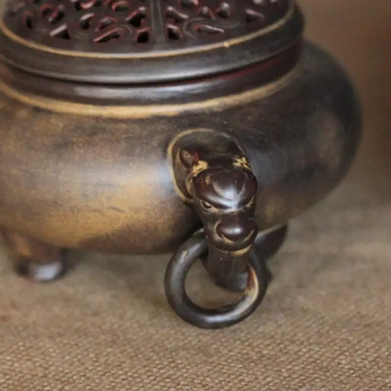 Chinese Ceramic Incense Holder Buddhist Temple Quemador De Incienso Durable Incense Burner Fragrance Zen Decor Reflux Censer
