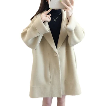 

Imitation water velvet Cardigan Sweater Spring Autumn New Women knitted Sweaters High quality Women's Long Sweaters Coat F691