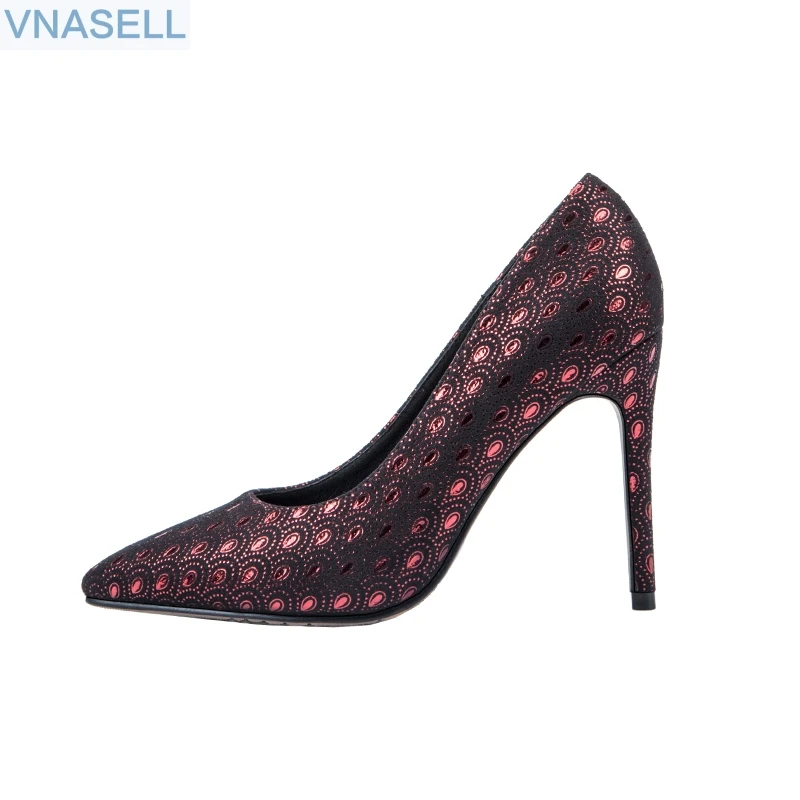 

2019 spring new Korean version of the net red pointed fine high heel ol wild fashion shallow mouth size code