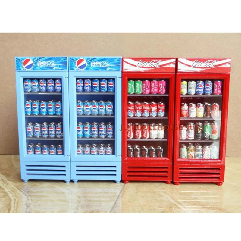 112 Miniature Dollhouse Toy Refrigerator (without drinks) for