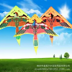 Новый Орел треугольный воздушный змей дети мультфильм ветер легко летать открытый кайт один воздушный змей не содержат линии