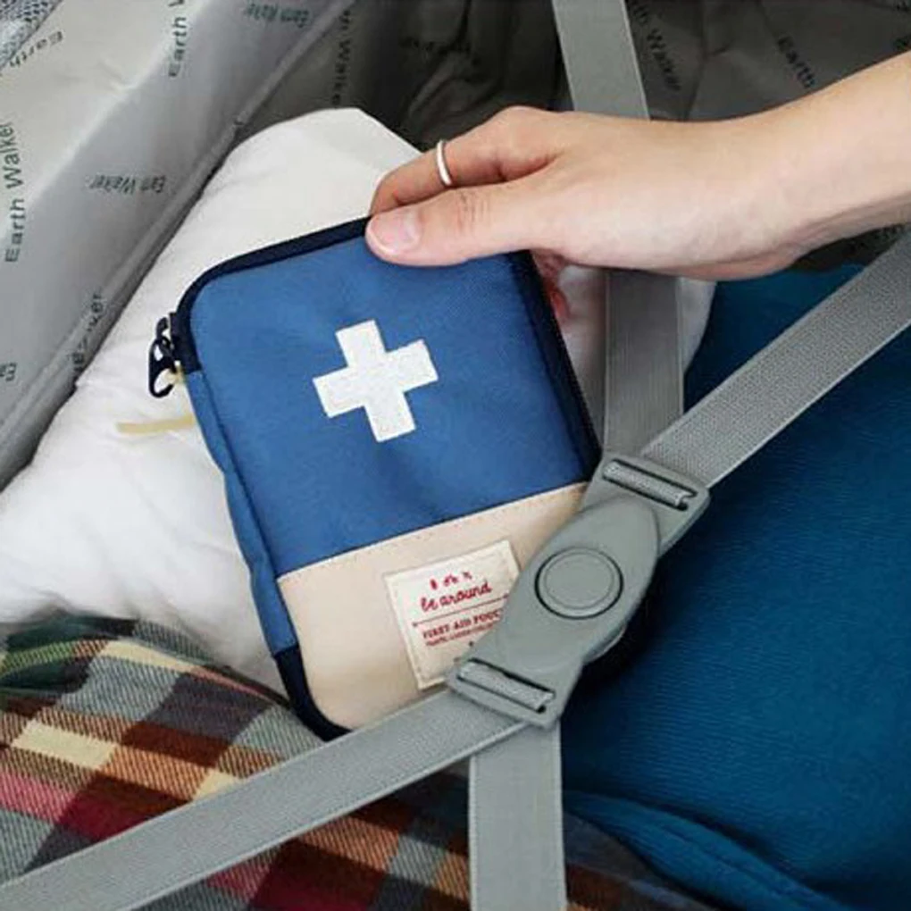 Милая Мини Портативная Медицинская сумка Аптечка медицинские аварийные наборы органайзер для дома на открытом воздухе сумка для таблеток для автомобиля