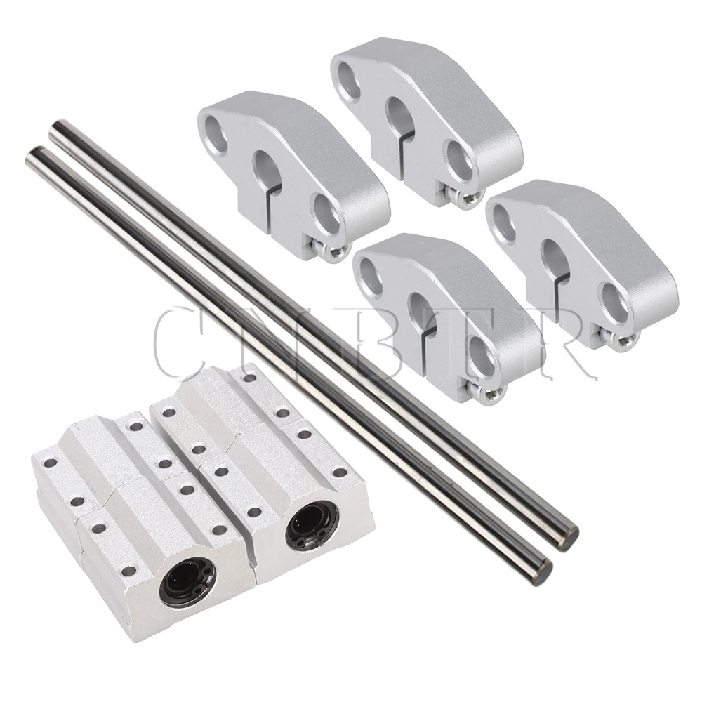 10x CNBTR Vertical Linear Ball Bearing Rail Support 20cm Optical Axis