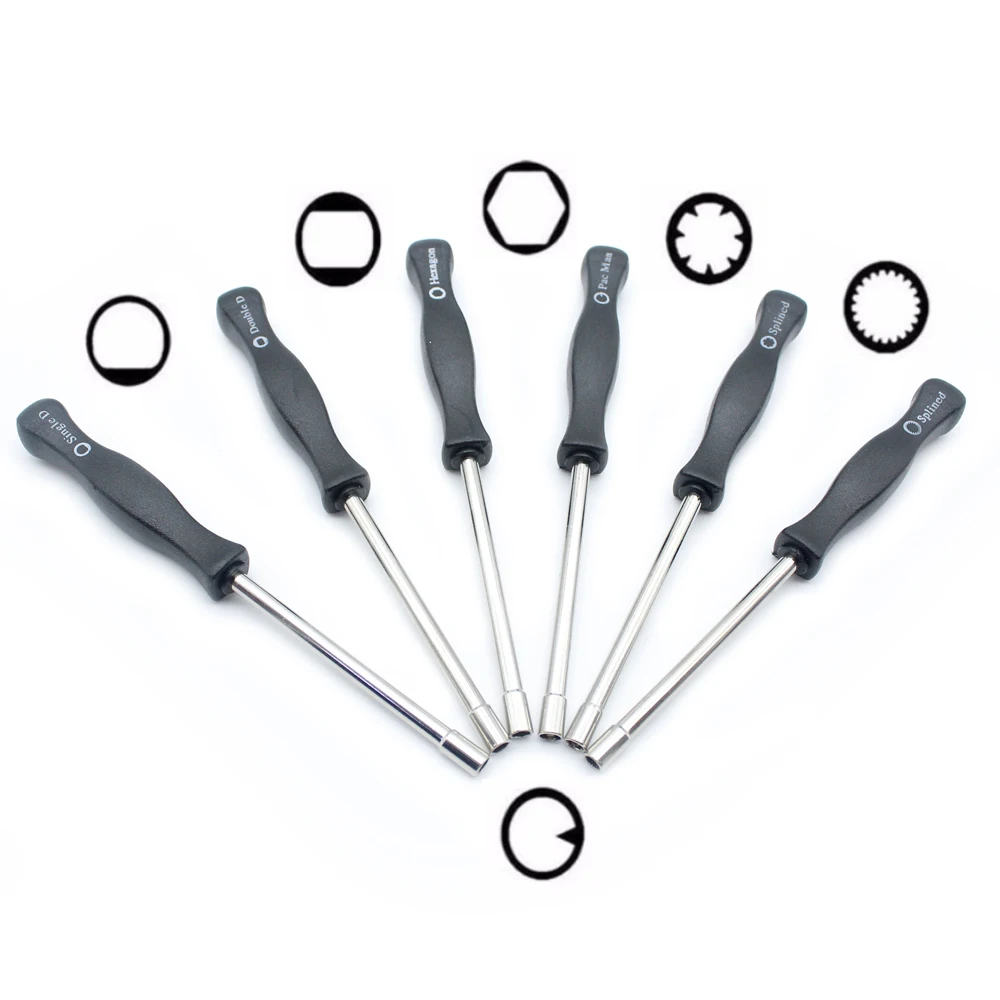 Set Di 12 Utensili Per La Regolazione Del Carburatore Con Cacciaviti A Cerchio Per Piccoli Motori A 2 Tempi Per Motosega Husqvarna | Leroy Merlin - Foto 3