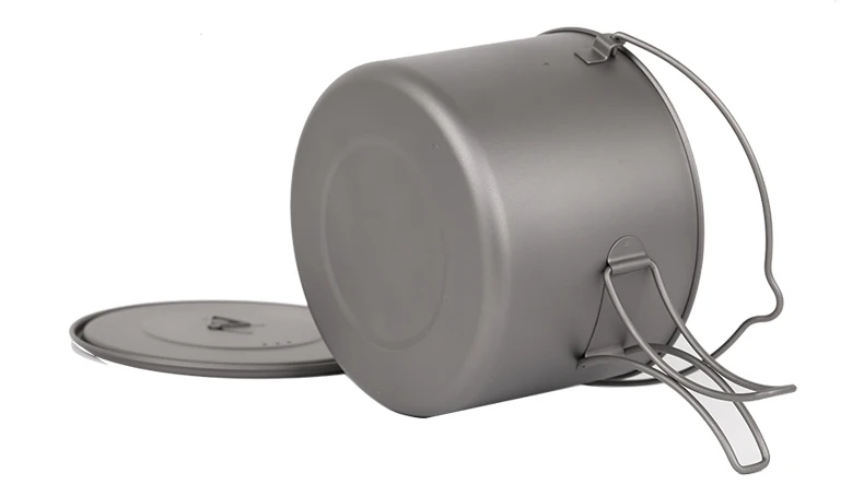 Panela de Titânio Toaks Ultraleve Titanium Camping Panelas Picnic Pendure Panela 1600ml 1.6l Pot 7 TOAKS 1.6L Ultraleve Titanium Pot Camping Panelas