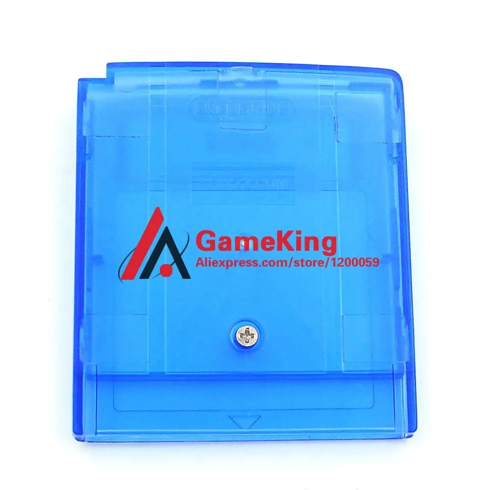 

Clear blue game housing for gb gbc gbasp game card cartridge shell with screw