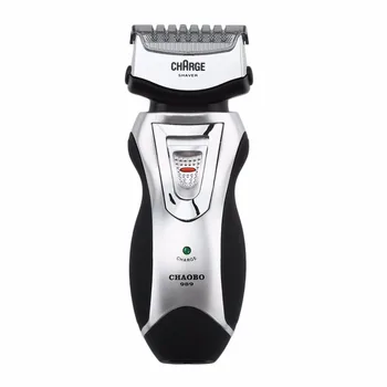 

Men's Rechargeable Electric Shaver Double Blades Razor Groomer With Precision Stainless Steel Mesh Blades US Plug Beard Trimmer