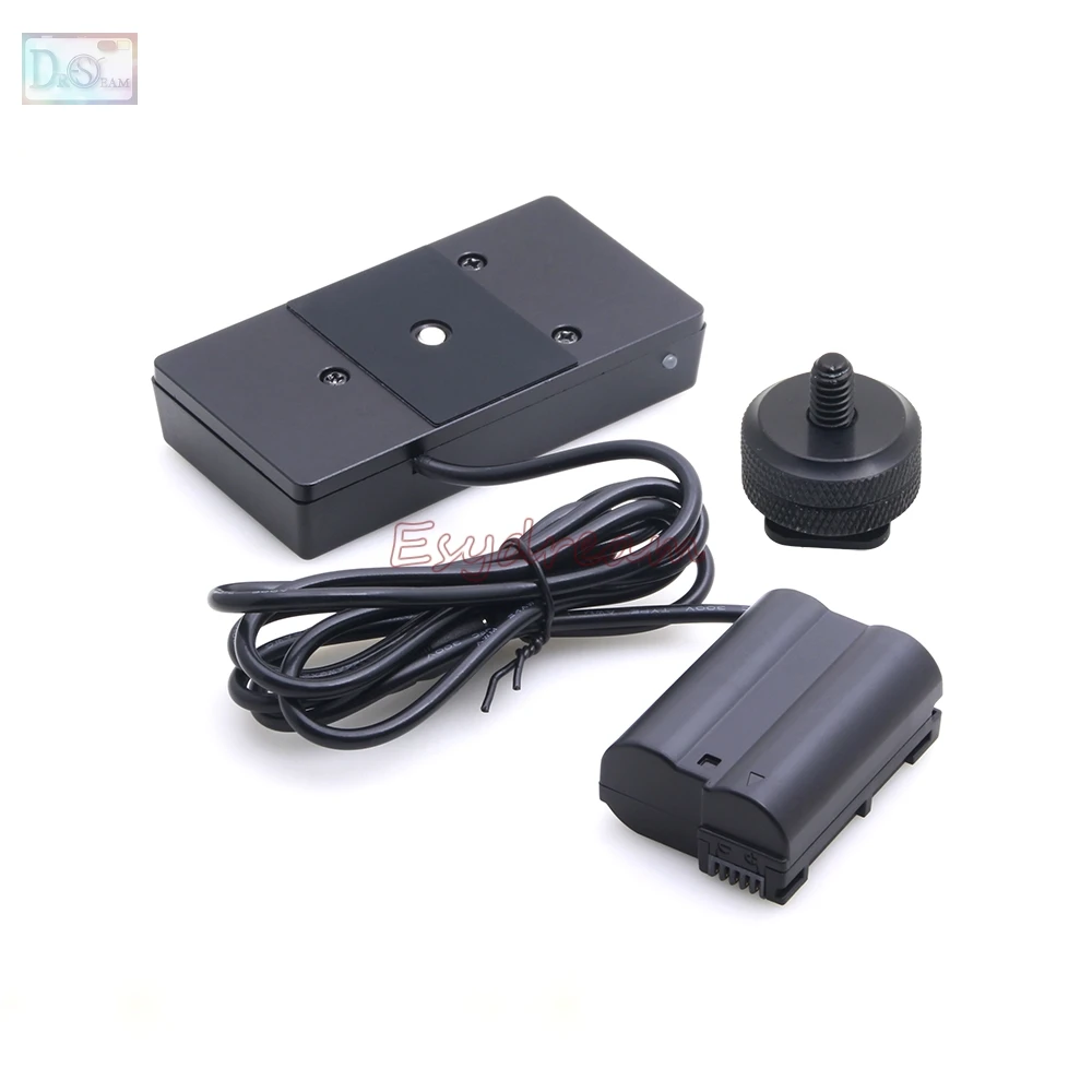 Adaptador de Bateria F970 a En-el15 El15 para Nikon Manequim Montagem Placa Alimentação np en D750 D610 D7200 D7100 D810 D800 Np-f970 - Image 2
