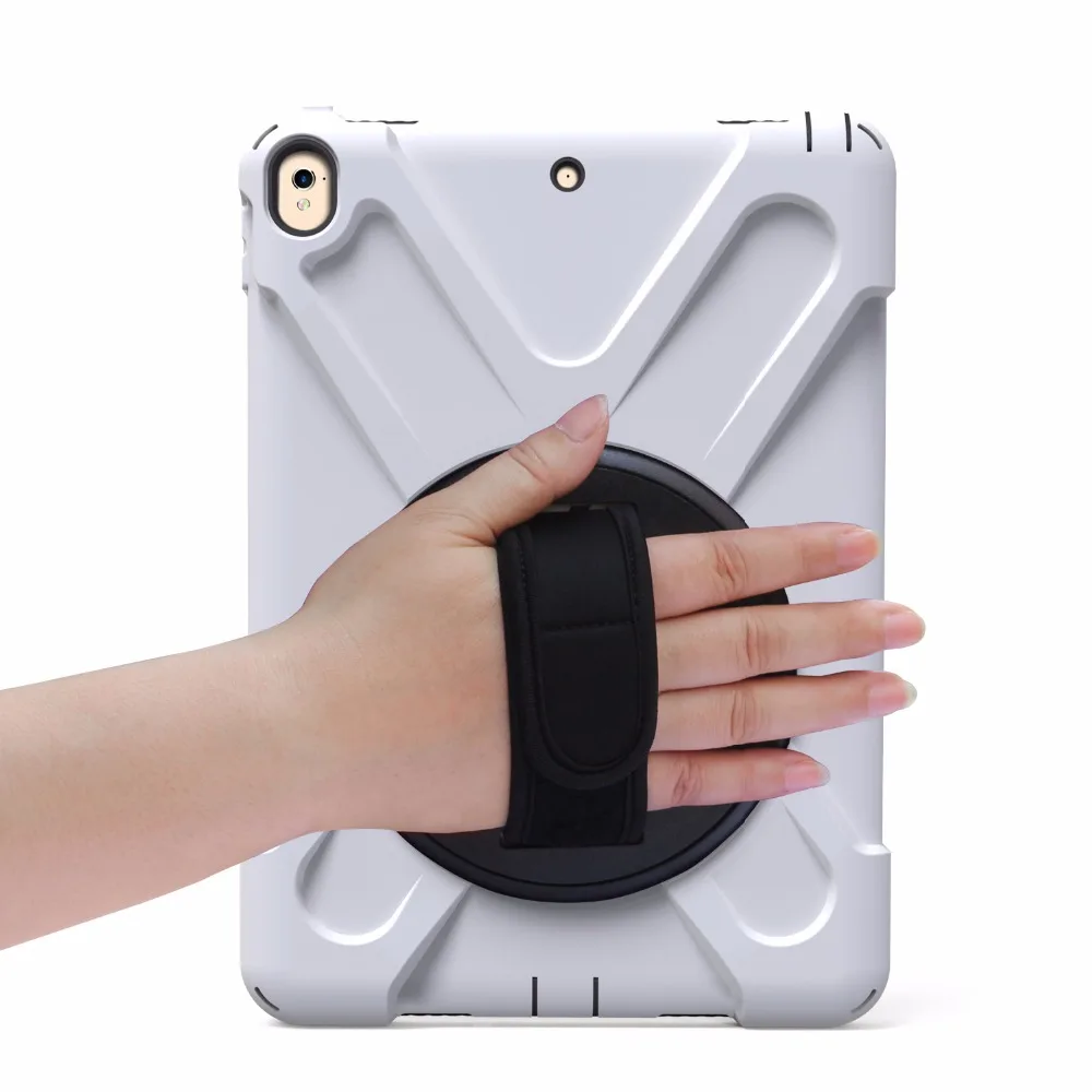 360 Вращающийся бронированный противоударный чехол для Apple iPad Pro 10,5 Air 3 10,5 чехол Coque Funda ручной плечевой ремень подставка