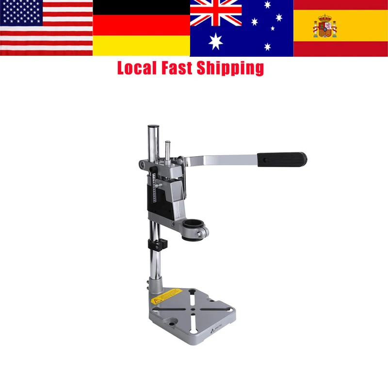 

Aluminum Workbench Repair Tools Universal Bench Clamp Drilling Press Stand Hand Manual Bench Vise Rocker Adjustable Drill Stand