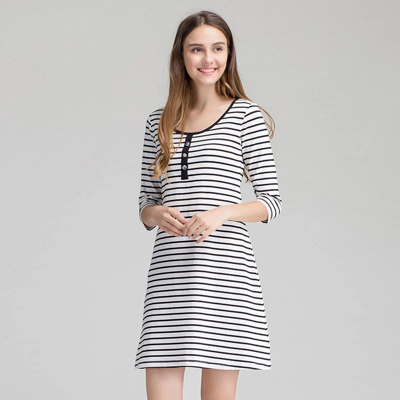 Summer Healthy One piece Built In Bra Padded Bra Sleepwear Mini Shirt