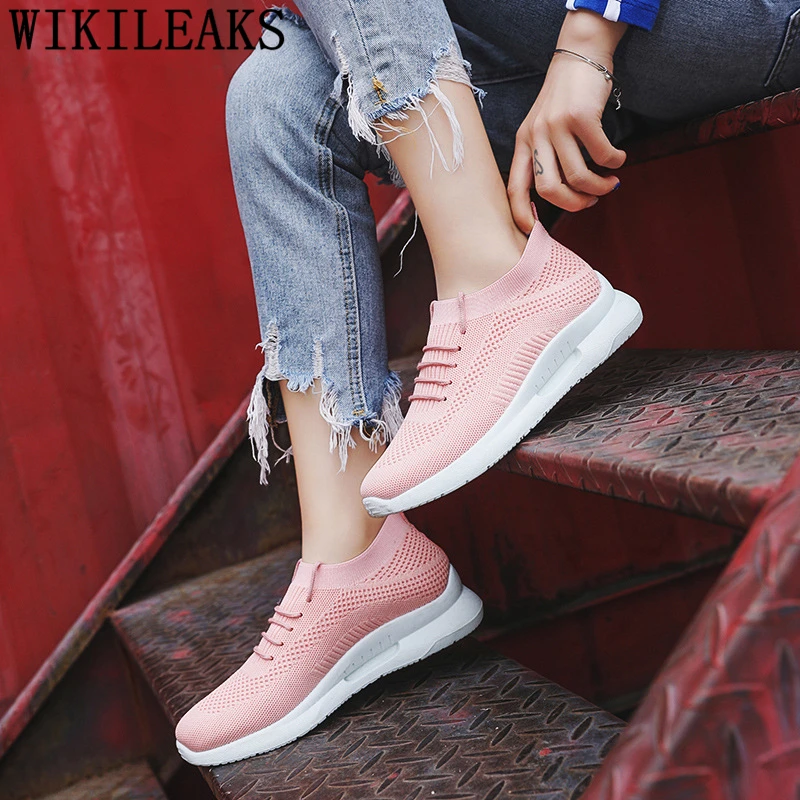 

vulcanized shoes women brand pink sneakers summer sneakers for women breathable mesh shoes fashion sneakers casual shoes women