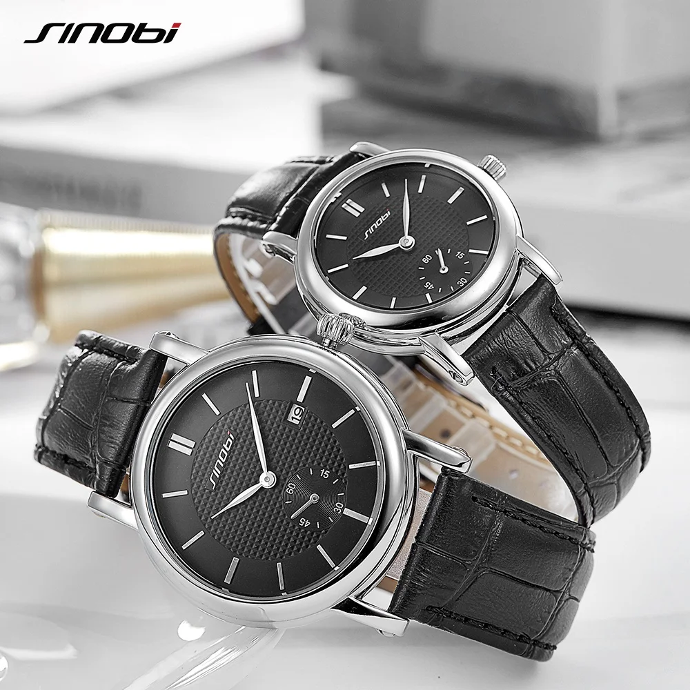 Lover's Watches SINOBI Top Brand Luxury Wrist Watch Men Fashion Watch Women Watches Auto Date Clock reloj mujer reloj hombre Lover's Watches SINOBI Top Brand Luxury Wrist Watch Men Fashion Watch Women Watches Auto Date Clock reloj mujer reloj hombre