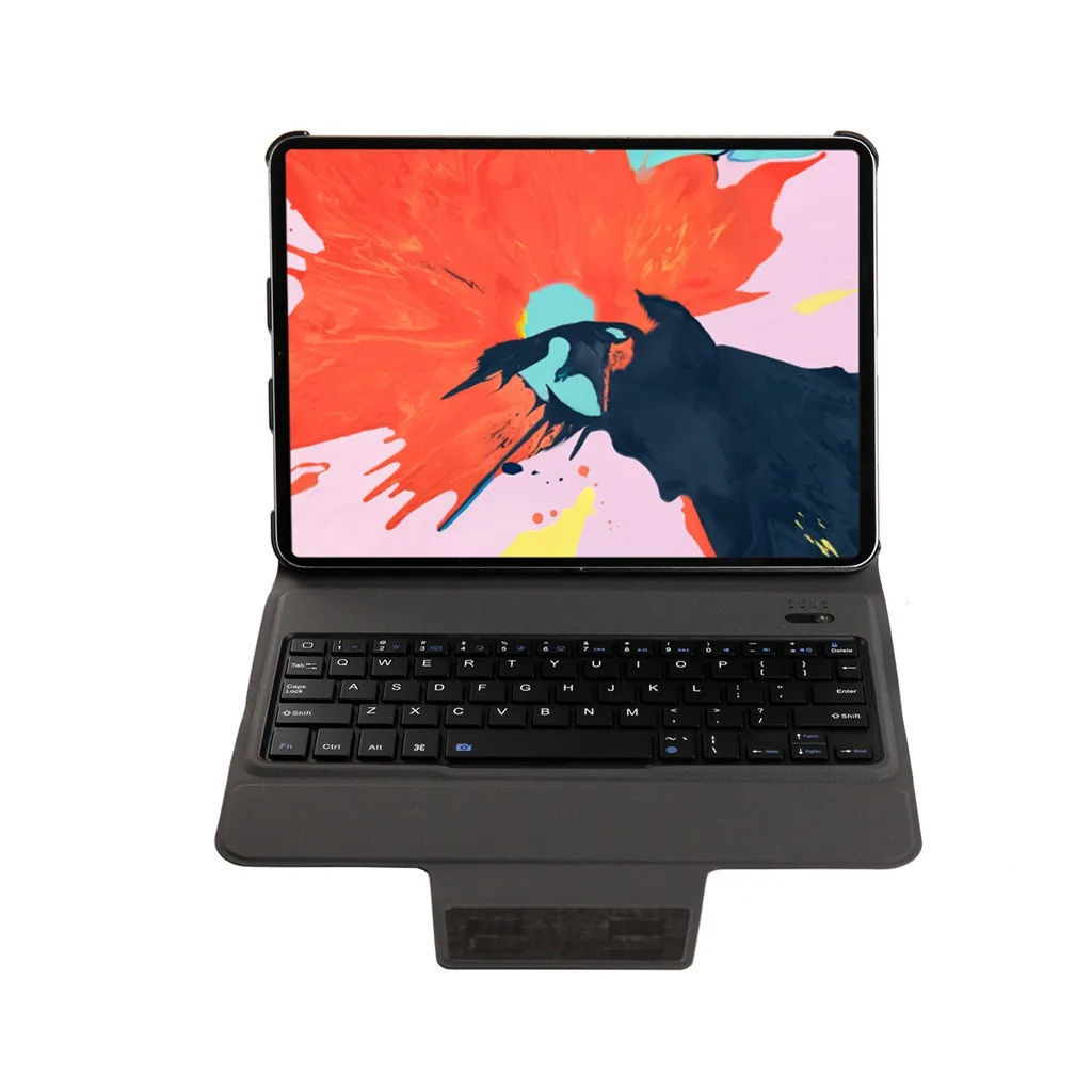 Luxury Leather Cover Bluetooth Keyboard Stand Case Bluetooth Keyboard