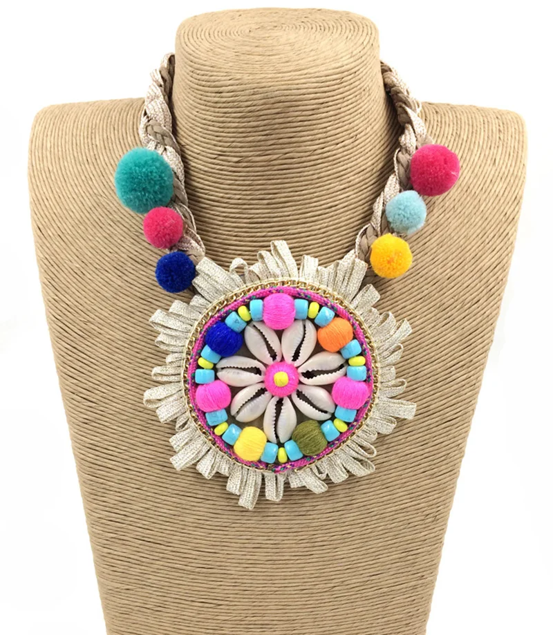 Ожерелье чокер ручной работы в стиле бохо для женщин|necklace painting|jewelry pyramidjewelry emerald