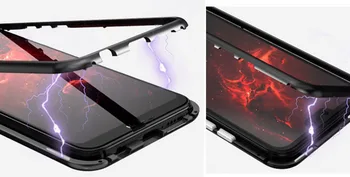 

100pcs Magnetic Adsorption Metal Case for Honor 10 Magnet phone Case for Huawei P20 Lite Pro Mate 20 lite pro Nova 3 3i