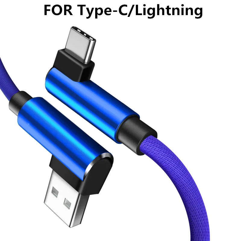 

Egeedigi For TYPE-C /Lightning Cable USB Charger Cord USB Cable Charging For iPhone Xs Max XR X 7 Plus Samsung Huawei Short Wire