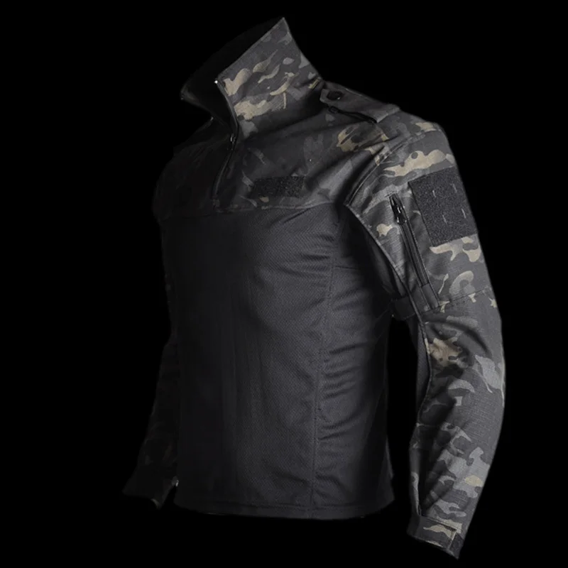 Mege Tactical Military Equipment Combat Shirt Camouflage Multicam Black Men Women Tactical Shirt Ai