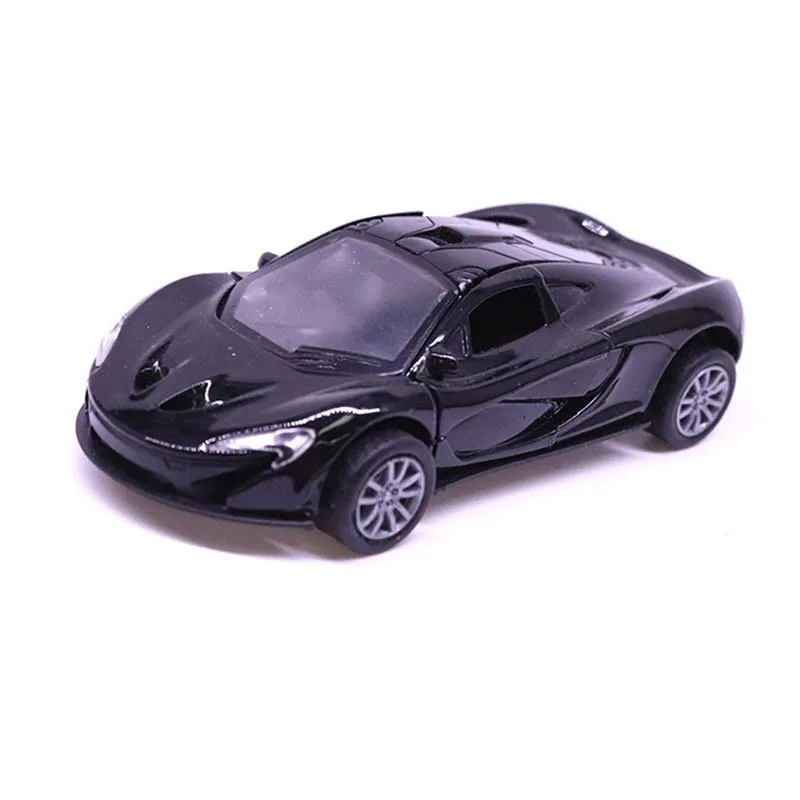 1:32 McLarene P1 машины литые игрушечные машинки горячие колеса Модель автомобиля с автомобилем горячие колеса двери может быть открыт игрушка - Цвет: Black