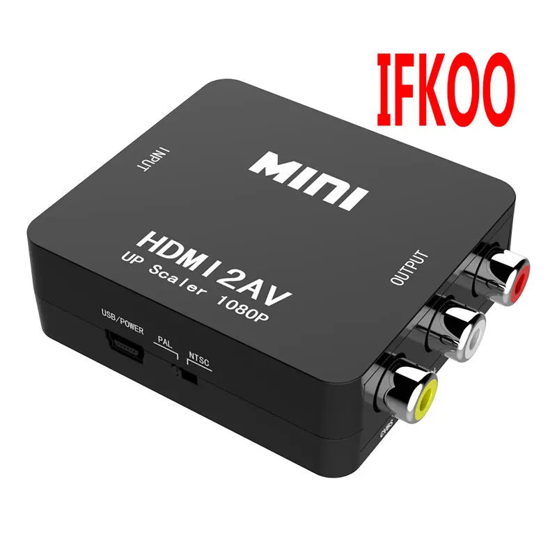 

HDMI TO AV CVBS to MINI HDMI Adapter HD 720P 1080P AV2HDMI Video Converter