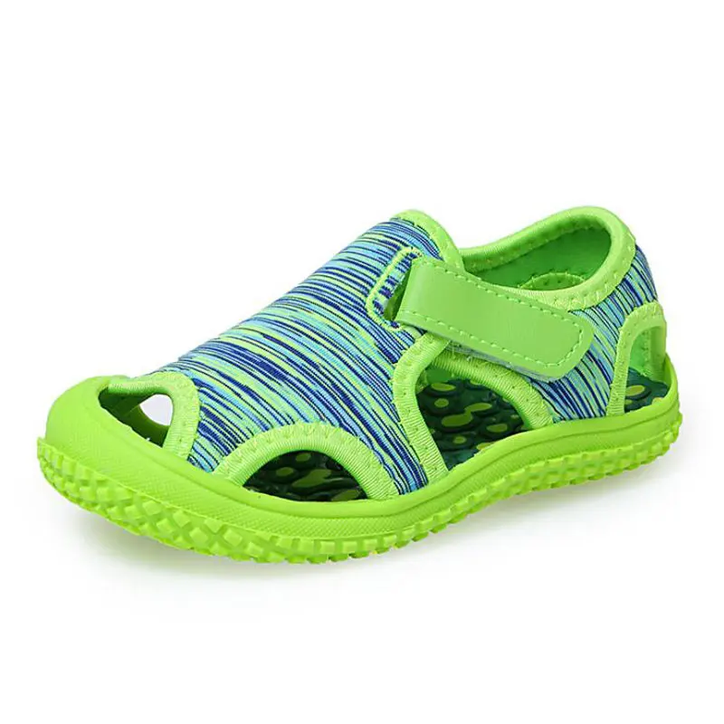 

new children camouflage soft sandals summer girls toe protect baby shoes boys soft bottom non-slip fashion sports beach shoes