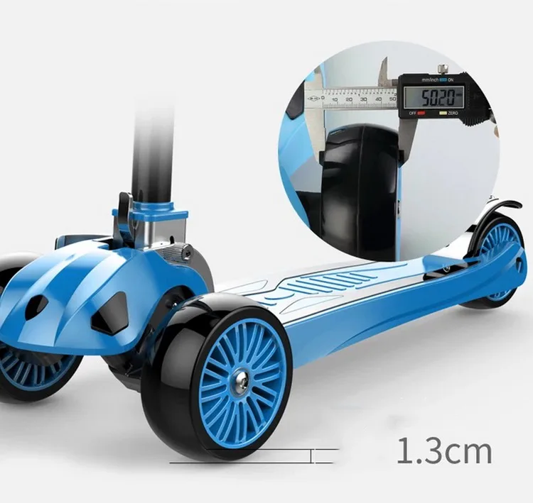 Детский трехколесный скутер высокого качества для детей 3-16 лет с 3 колесами, складной детский трехколесный скутер, трехколесный скутер в подарок