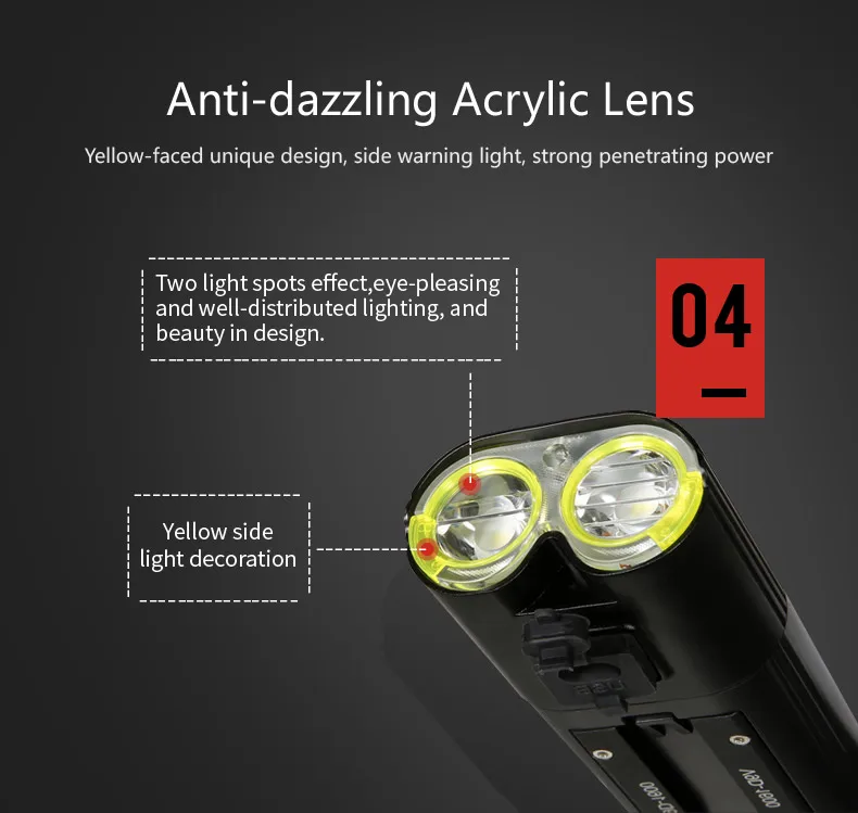Clearance Gaciron 1600 LM Rechargeable Bike Light Bicycle Front Handlebar Led Light 5000mAh Power Bank Intelligent Wire control Flashlight 8