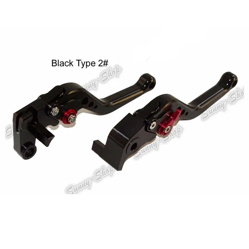 Brake Clutch Levers Short Black-Red A