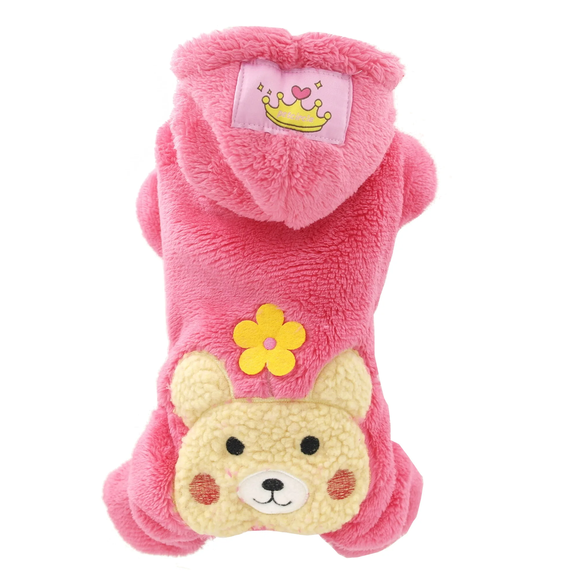 

Winter Pet Dog Clothes Pet Jumpsuit Teddy Fleece Bear Dog Jackets Coats Clothing For Pet Small Dog XXS XS S M L