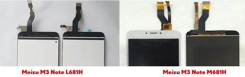 Meizu M3 Notee L681H M681 Comparison