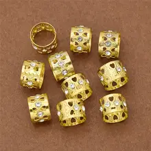 Личи Панк Стиль сплав волос коса дреды бусины манжеты зажимы головные уборы аксессуары для мужчин и женщин